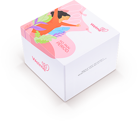 period pain relief machine box